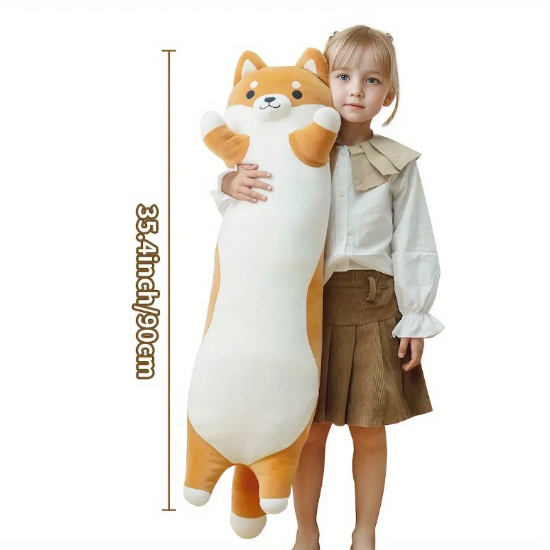 

90cm Plush Pillow Cute Big Large Squishy Stuffed Animals Toys Gift for Kids Girlfriend Birthday Bedtime Leg Hugging For Comfort