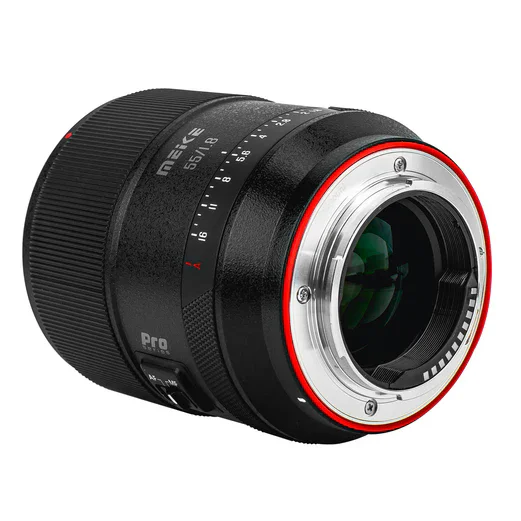 Meke 55mm f1.8 Pro Obiettivo STM con messa a fuoco automatica Full Frame Grande apertura Risoluzione 8K per fotocamere Sony E Nikon Z Lumix Leica L Mount