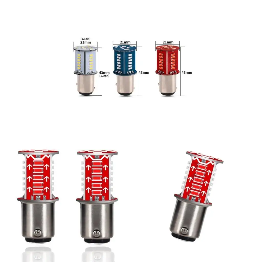  Emergency Braking Alert LED Motorcycle Light Tail Lamp Energy Saving Design Clear Visibility In Fog Low Power Consumption