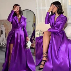 Ball Fashion Customized V-neck  Gown Celebrity Dresses Floor Length Satin Evening Birthday Dress For Women Luxury 2023