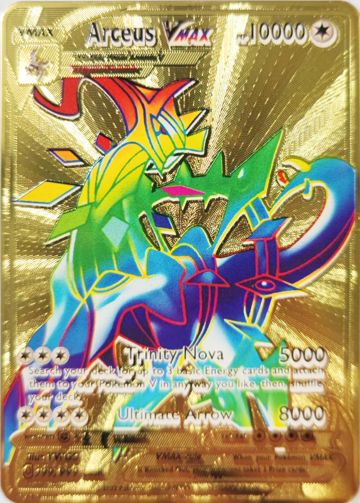 Pokemon English Metal Card Anime Pikachu Charizard Mewtwo Arceus Frog Flower Vmax GX Letters Game Collection Card Kids Toy Gifts