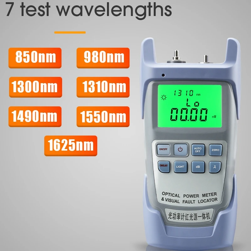ايو اور جهاز قياس القدرة الضوئية مع محدد مواقع الأخطاء البصرية ، جهاز اختبار الألياف البصرية ، الكل في واحد ، 5 من من من ، 10 من ، 20 من ، 30 من ، VFL10 ميغاواط