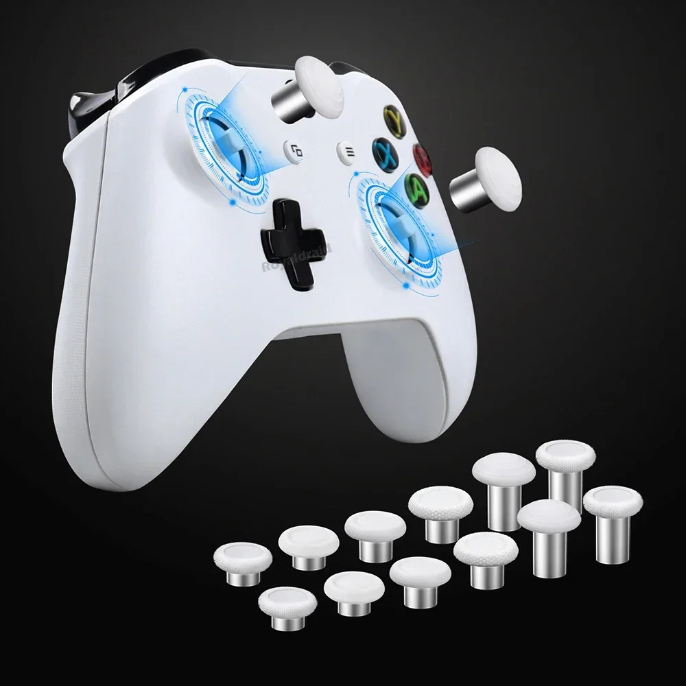 For Series X/S/Xbox One/PS5/PS4/NS Pro Interchangeable Ergonomic Thumbsticks Analog Thumb Sticks Grips Joysticks Bases 16 in 1 view 4