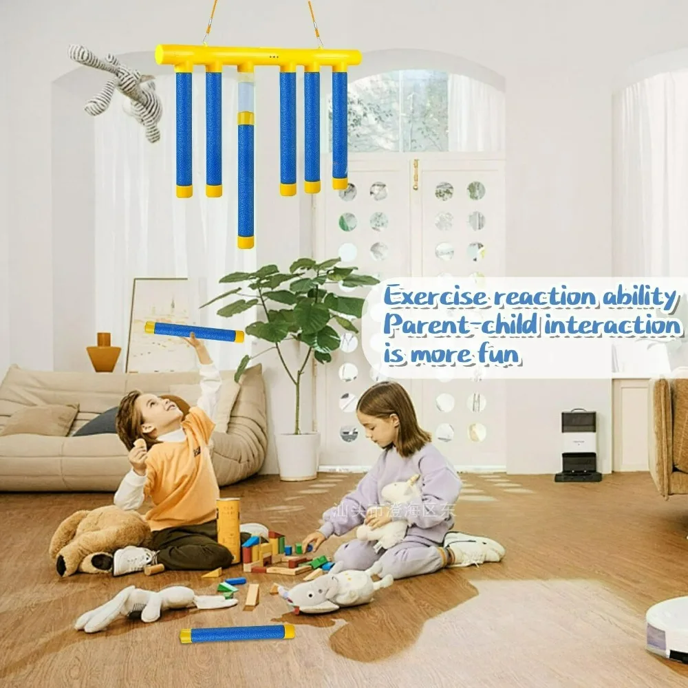 لعبة عصي السقوط للبالغين والأطفال، لعبة تحدي القطرة الممتعة، لعبة التدريب على القدرة على رد الفعل، النشاط التعليمي والرياضة