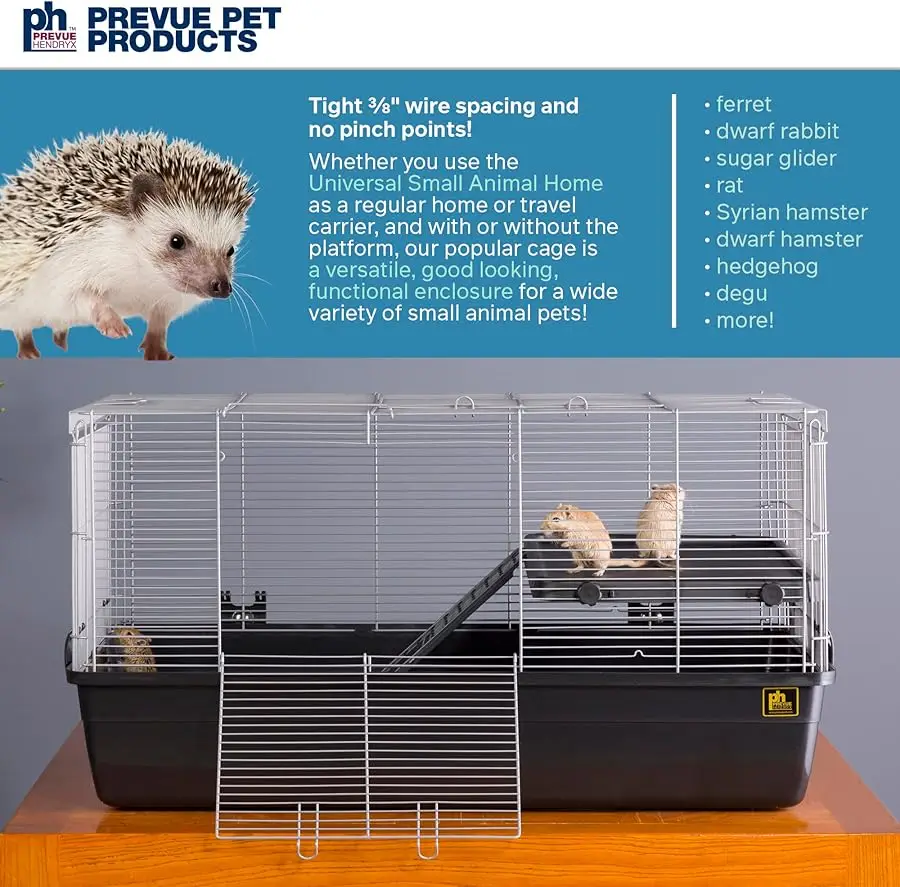 

Pre ue Pet Products 528 Uni ersal Small Animal Home, Dark Gray