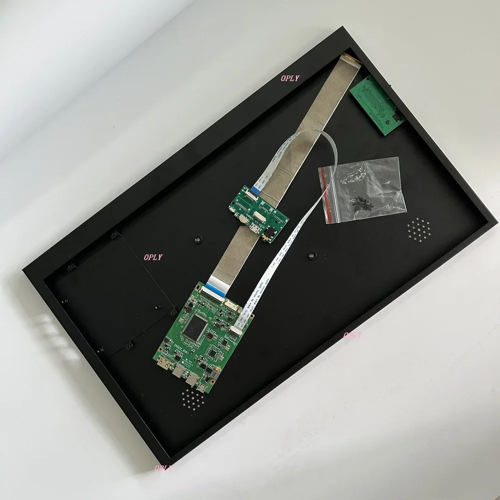 2 Type-c Micro USB Mini HDMI-compatible EDP controller board with metal case back shell for NV140FHM 14