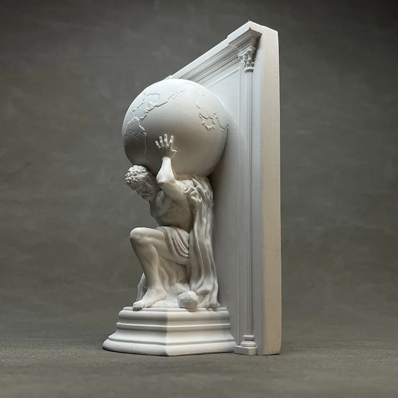 1Pc Hercules Mythical Figures, Gypsum Statues, Desk Decorations, Creative Artworks, Sculpture Rooms, Aesthetic Decorations