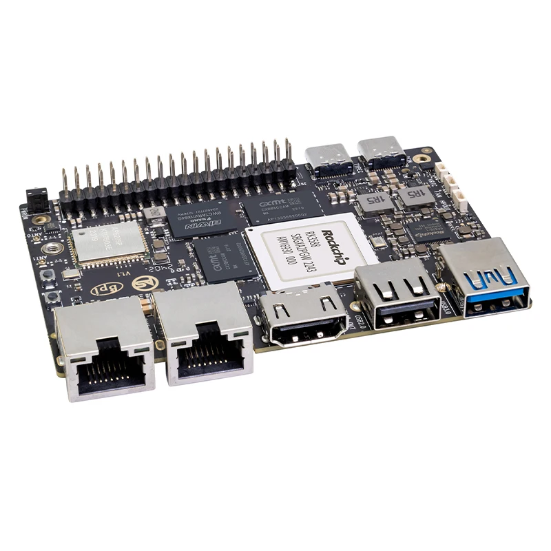 Imagem -04 - Banana Pi-m7 Rockchip Rk3588 Mali G610mc4 Gpu gb 16 gb 32gb Ram Lpddr4x 64 gb 128 gb Suporte Emmc Wifi6 Bt5.2 Dual 2.5g Sbc