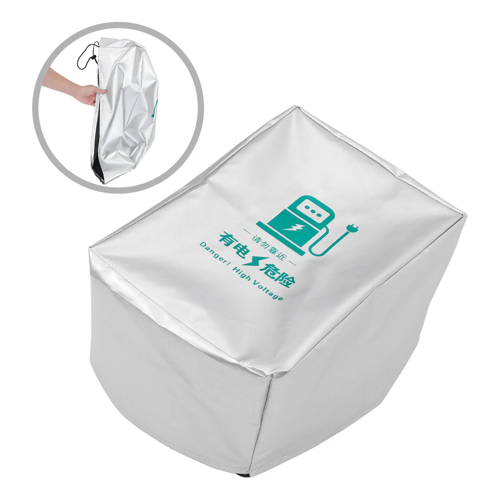 

420D Oxford Cloth Outdoor Ev Charging Station Cover Heavy-Duty Waterproof Dustproof Electric Vehicle Charging Pile Protector