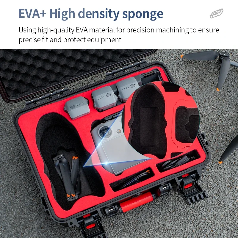 Ária 3S Vitel esetben számára DJI Ária 3S drón accessor tárolására esetben Vízálló hardshell Loggia Hordozható Bőrönd számára DJI RC 2/RC N3