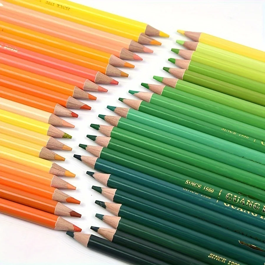 180 Colors Professional Oil Color Pencil Set Watercolor Drawing Colored Pencils Wood Colour Pencils School Supplies Art Supplies