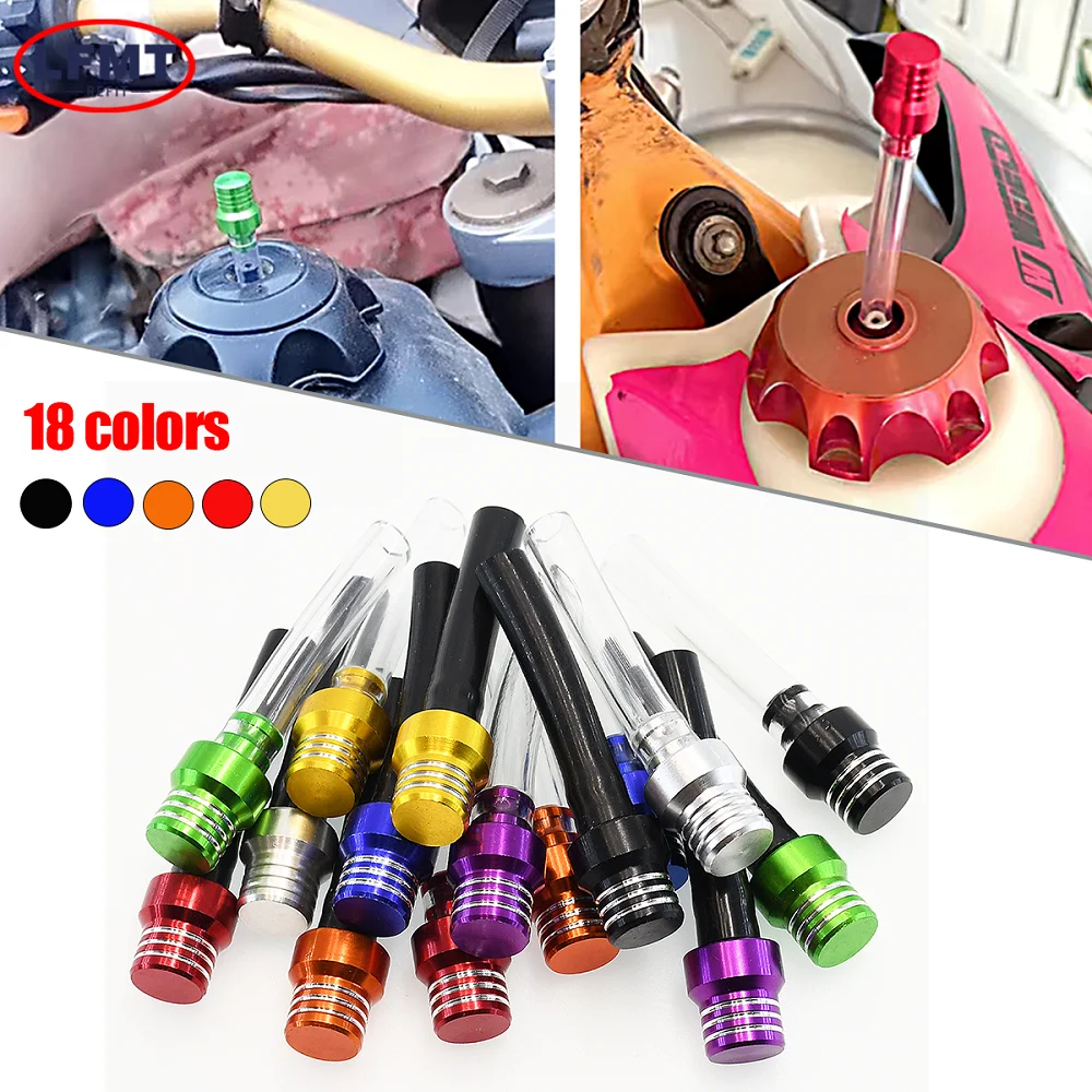 For KTM EXC HONDA CRF Yamaha YZ WR Aluminum Fuel Tank Gas Cap Vent For Dirt Pit Bike Motorcycle ATV Quad Motorcross CRF KLX YZF