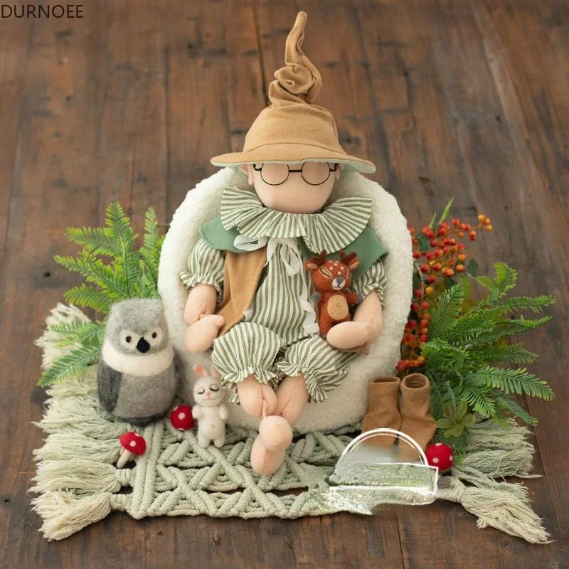 Baby Outfits Newborn Photography Props Animal Spirit Hat Forest Photography Clothing