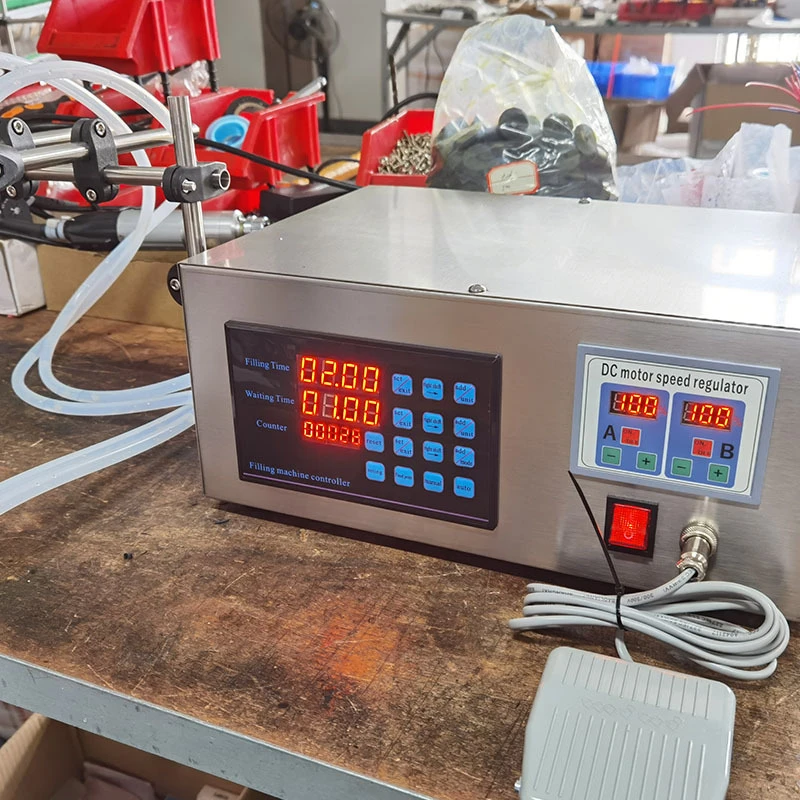 Mesin pengisi presisi tinggi GFK280 mesin pengisi minuman keras elektrik liquid CNC kecil dan kuantitatif