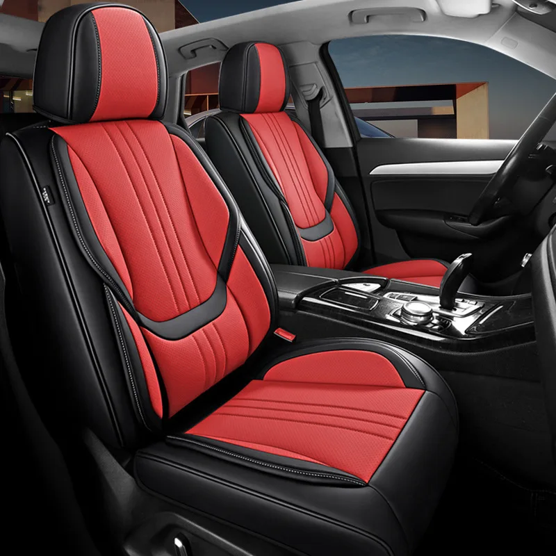 Universal All Season Car Seat Covers Full Set For Dacia Duster Sandero Renault Clio Fiat Panda Lancia Ypsilon Seat Arona