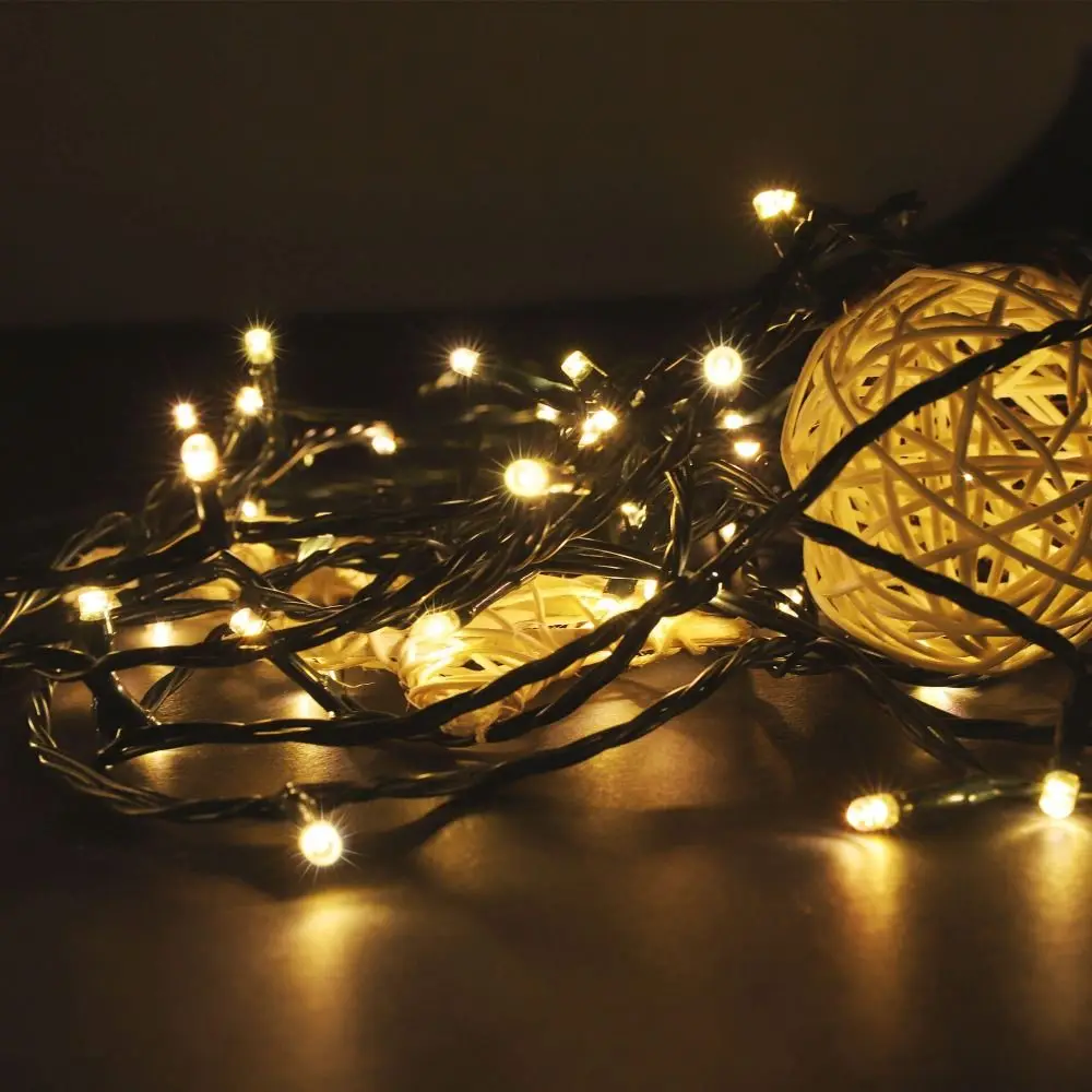 8 أوضاع وامضة LED أضواء الألعاب النارية تصميم الأسلاك النحاسية أضواء التحكم عن بعد نمط الألعاب النارية