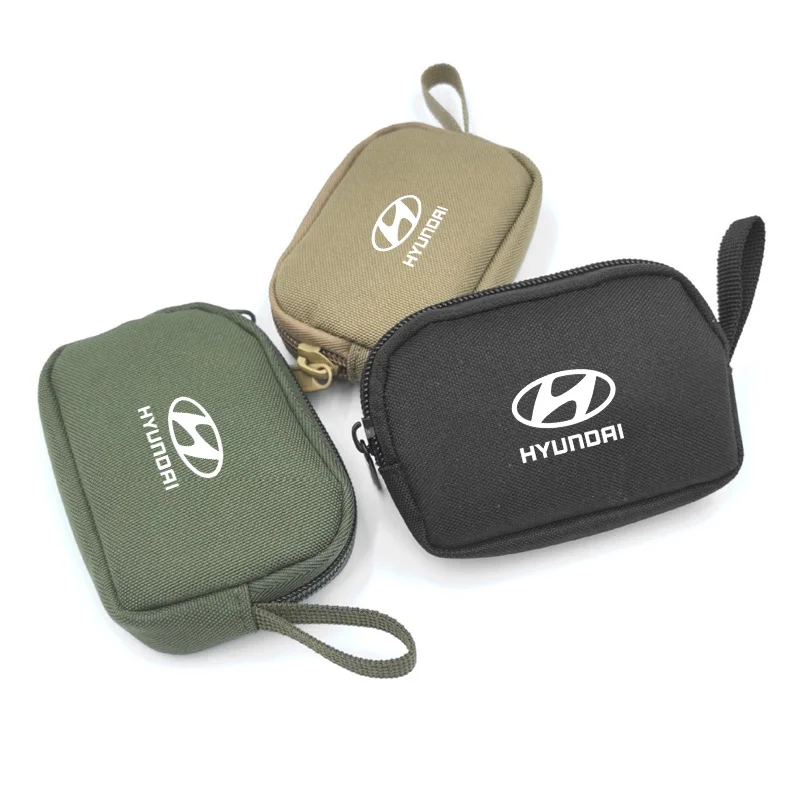 

Car Wallet ID Credit Card Multi Function Storage Accessories For Hyundai I10 Tucson Solaris I30 Creta Ix35 IX45 I20 Veloster I40