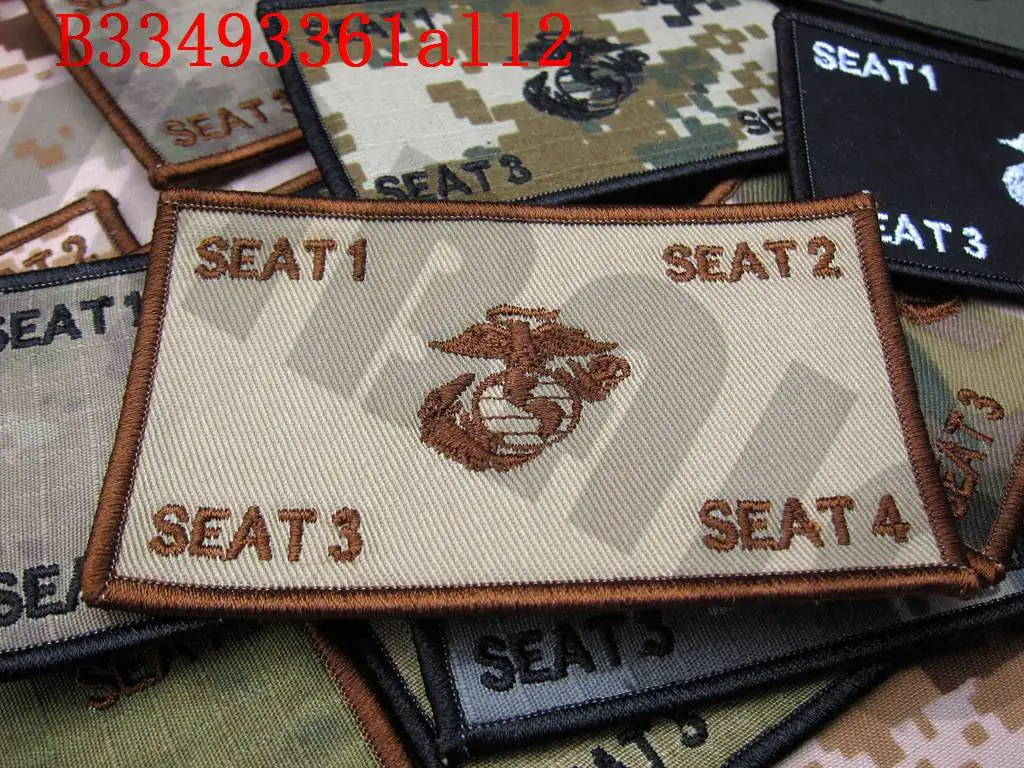 Embroidery Patch U.S.MARINES Custom Name Tapes Brand Military Hook on Back