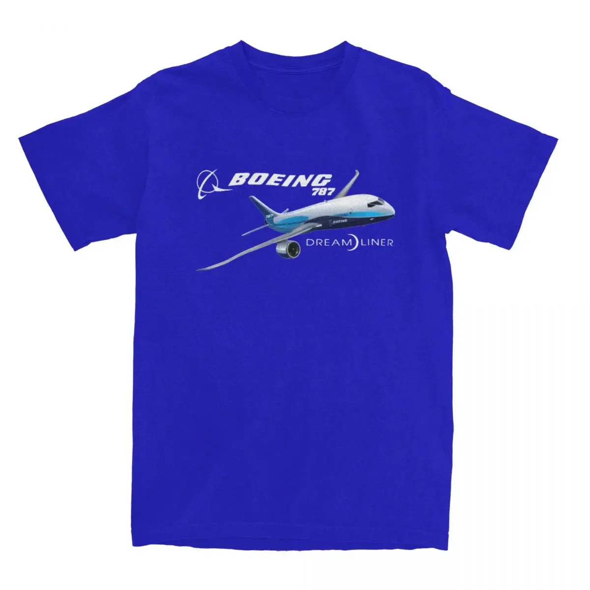 Merch Airplane Cotton Tops Vintage Short Sleeve O Neck Tee Shirt Gift Idea T-Shirt Men Women Boeing 787 Dreamliner  harajuku new