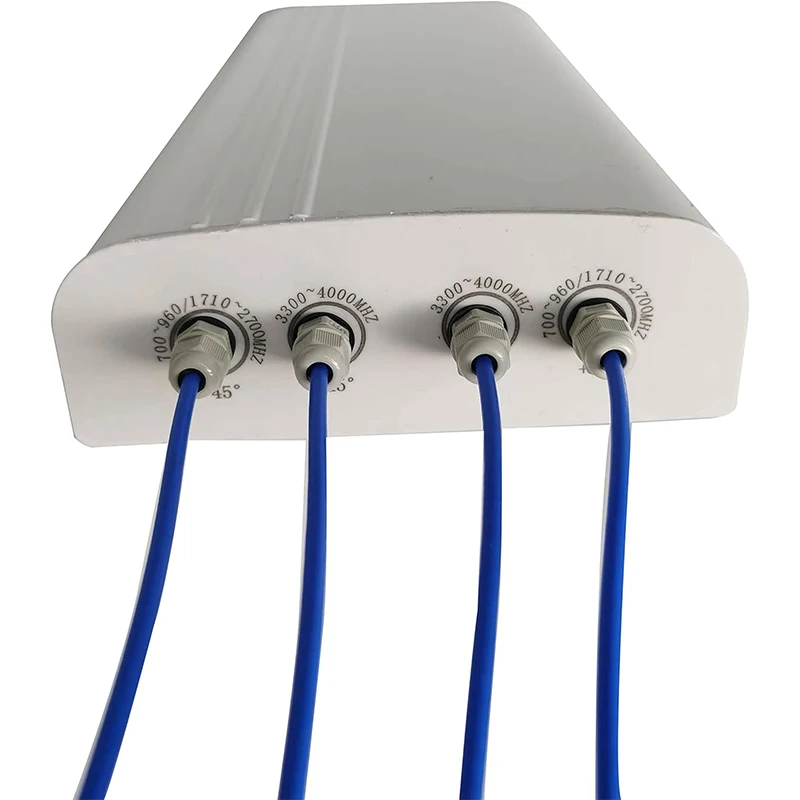 4x4 MIMO antenna, 698-4000MHz, ultra wide bands, long distance, WiFi, Gateway, ATV, T-Mobile, Verizon, N2, n5, N77, N66, N260