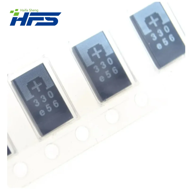 10pcs SMD tantalum polymer capacitors 2R5TPE330M9 2.5V 330UF POSCAP, polymer capacitance ENGINEERING OF