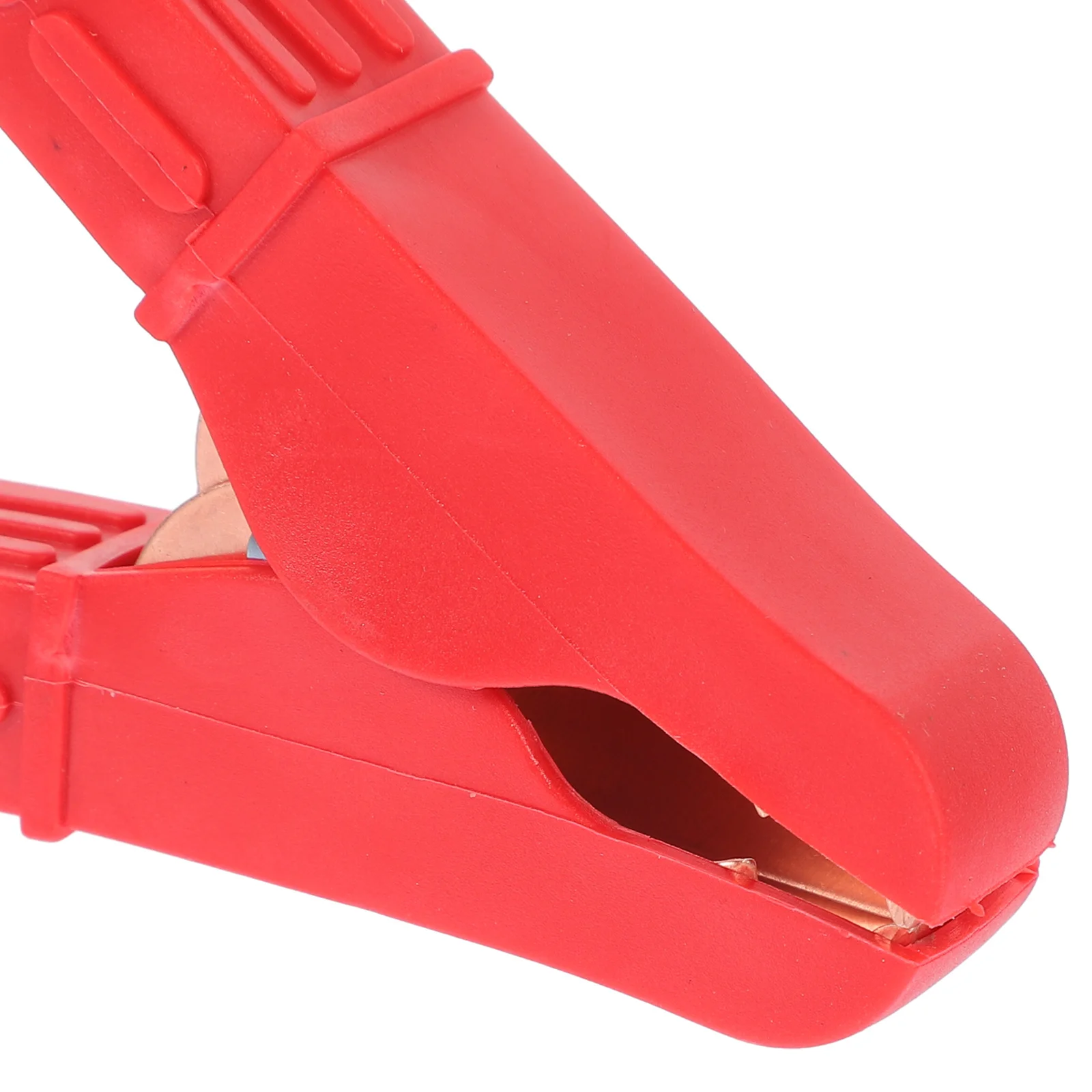 2Pcs Clamp Insulated Electrical Test Clips Heavy Duty Copper Plated Car Alligator Clips for Auto Jumper
