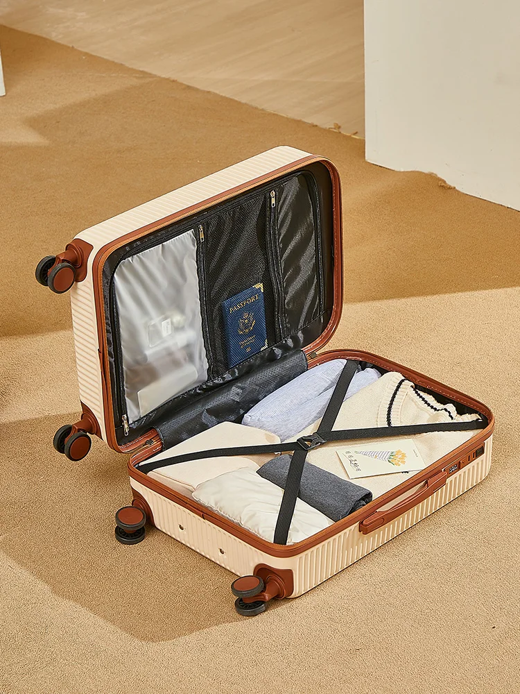 Doodle Bear 24 Inch Multi-Functional Travel Suitcase Children's 20 Inch Boarding Box Boys Small Password Pull Rod Box