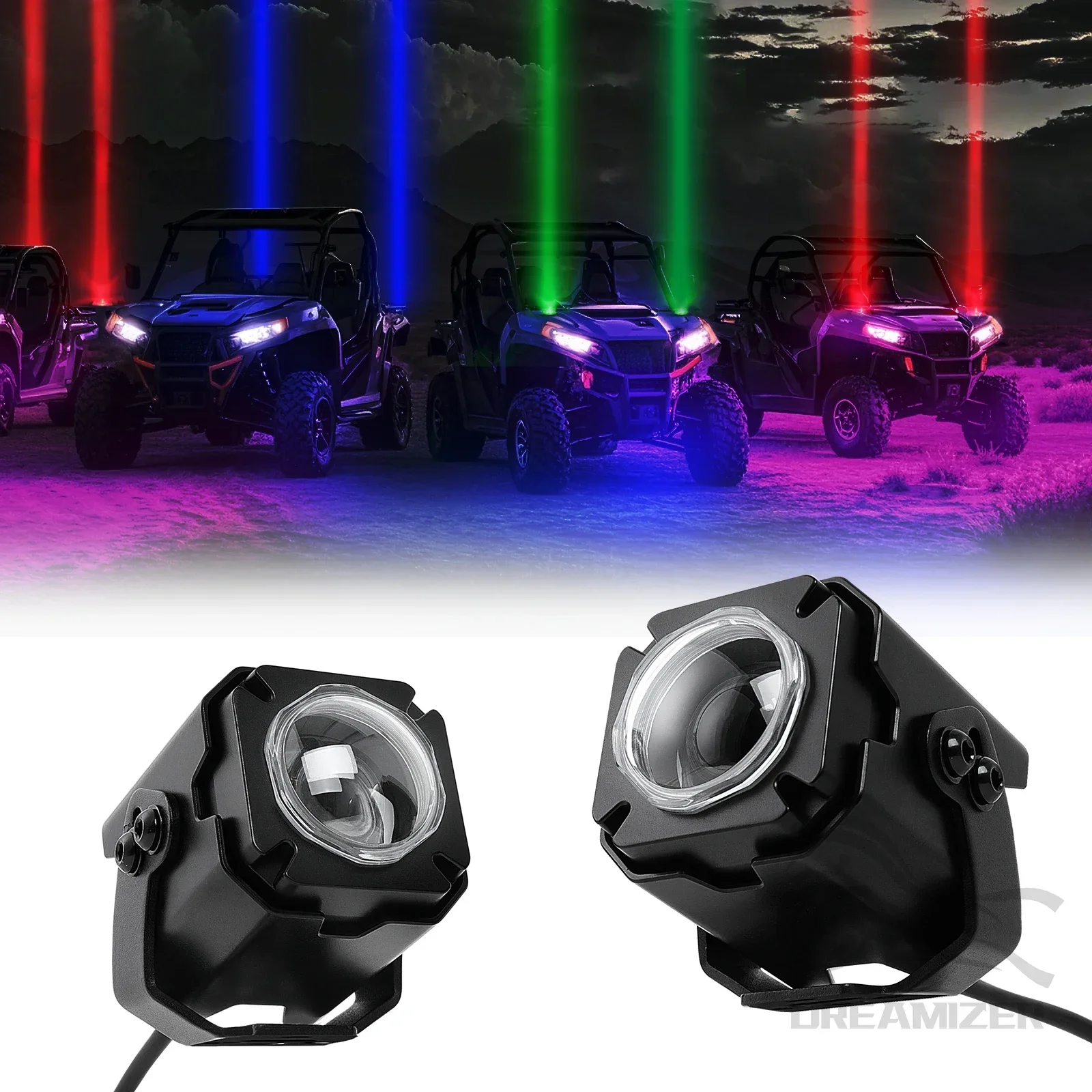 3 Inch Off-road Light 4x4 Offroad Motorcycle Auxiliary Led Spot 12 Watts Led Whip Light Spot Car Fog Light