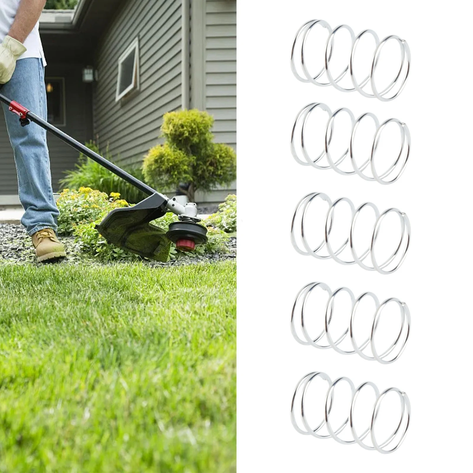 Weeds Cutter Head Spring Wear Resistant High Accuracy Trimmer Head Springs Compact Size for C5‑2 FS38 FS45 FS46 FS45C