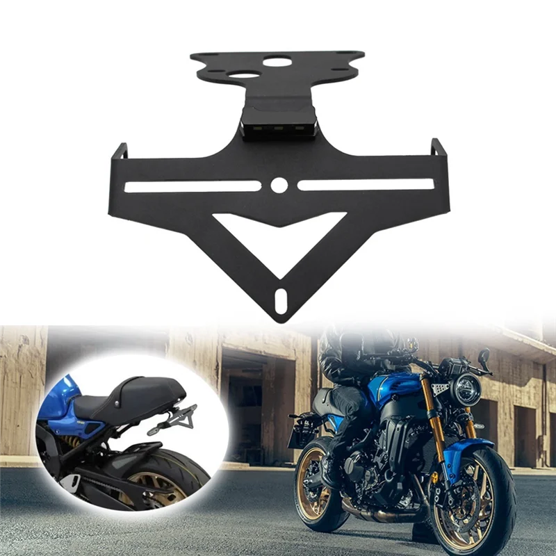 Motorcycle License Plate Holder LED Light Rear Tail Tidy Fender Eliminator for YAMAHA XSR 900 XSR900 2022 2023