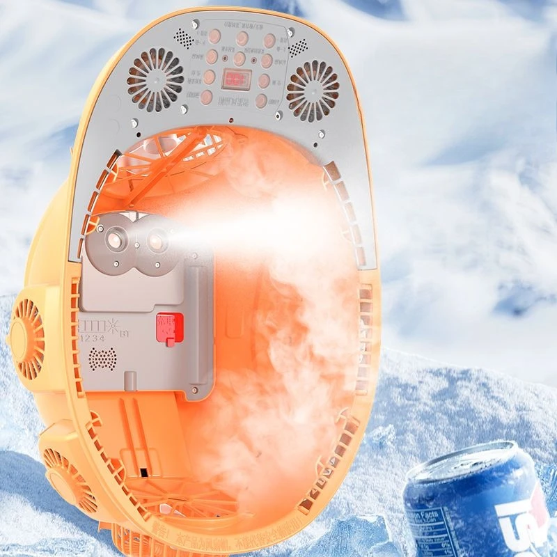 

Construction site fan cap powerful fan summer cooling lithium battery rechargeable battery life construction site new sunscreen