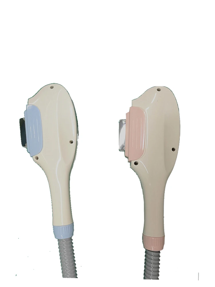 white and pink ipl shr opt hair removal machine handle for sale