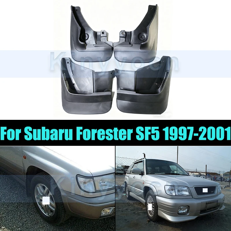 

4 PCS Front/Rear Mudguards Fender Mud Flap For Subaru Forester SF5 1997-2001 Guard Splash Guards Fender Mud Flap Guard Splash