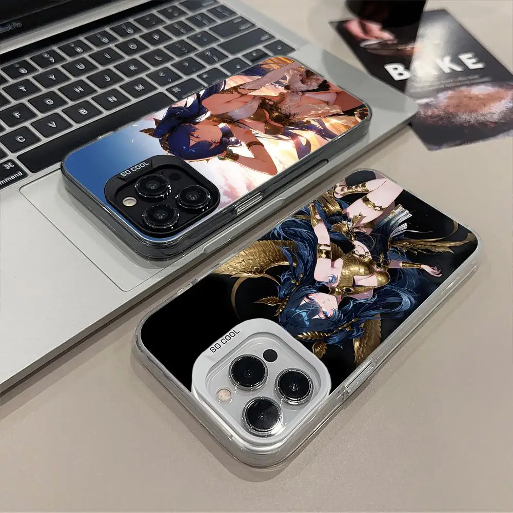 

Wuthering Waves Luno Phone Case for iPhone 17 16 15 14 13 12 11 X XR XS 8 7 Air Pro Max Plus Translucent Colorful Cover Cover