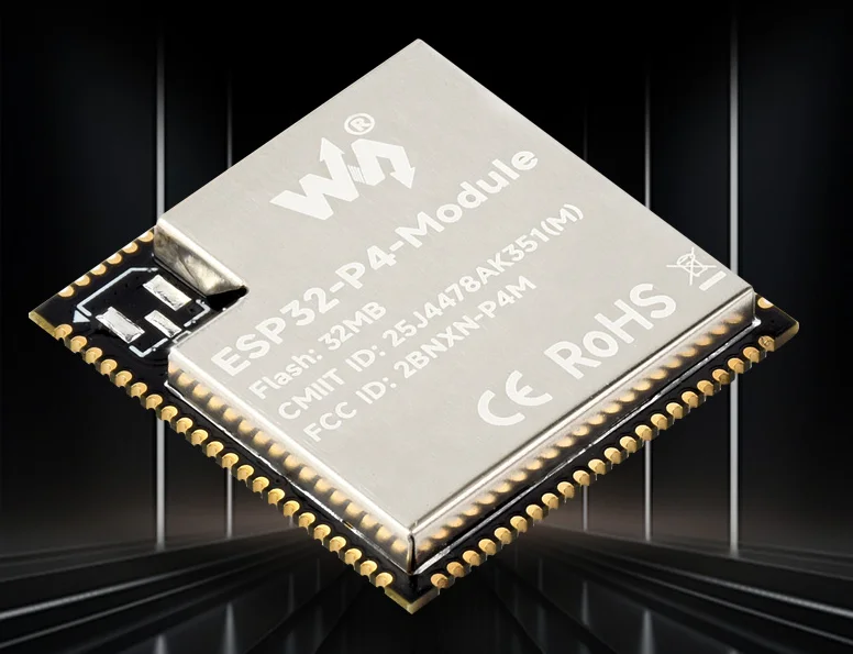 ESP32-P4-Module Core Board, Based On ESP32-P4 And ESP32-C6 Dual-Chip Design, Supports 2.4GHz Wi-Fi And Bluetooth 5.3, Options Fo