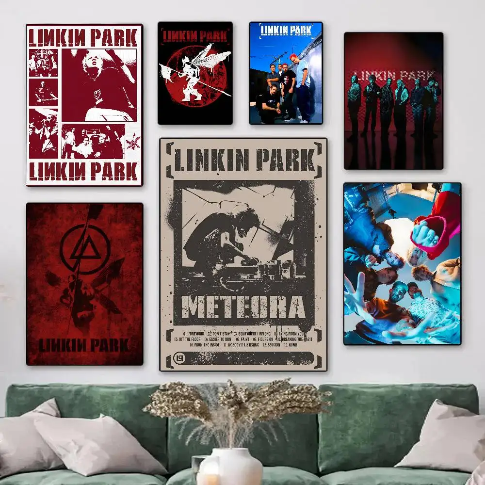 Band From Zero P-Park Posters HD Print Vintage Wall Art Decor for Home L-Linkin Study Room