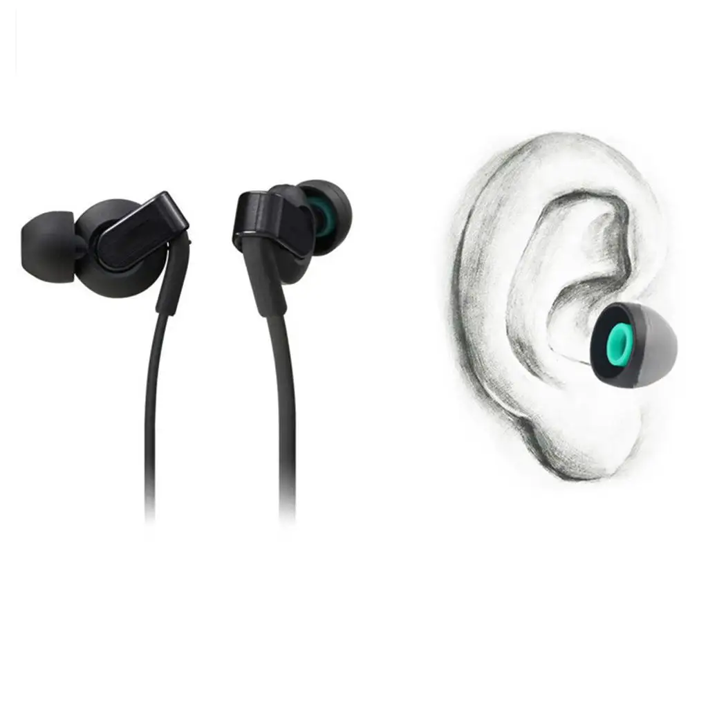 Comfortable Silicone Earbud Eartips Rubber Cushions for WI in Earphones Headphones with