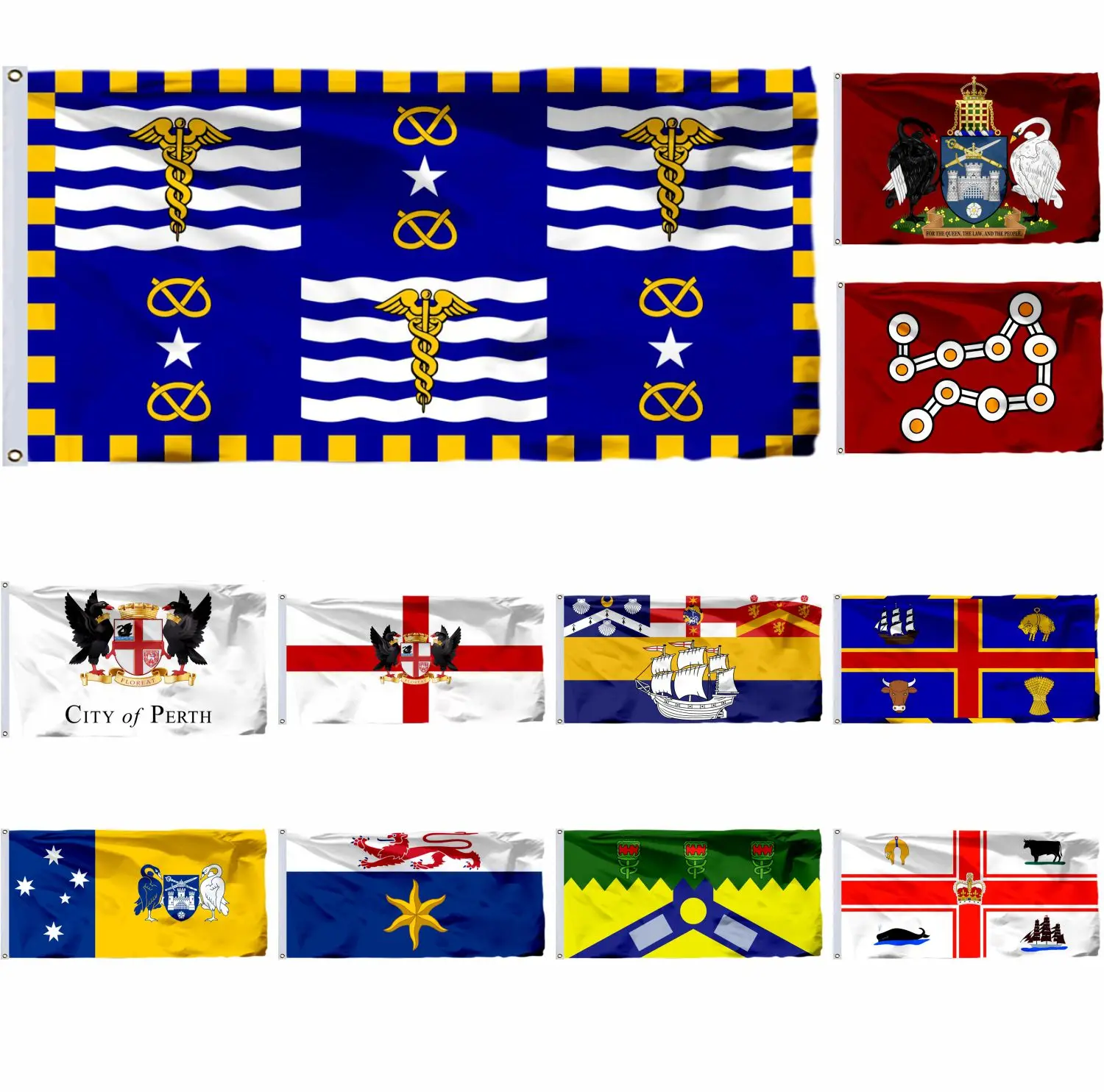 Australia Brisbane Flag 3X5FT Adelaide Banner 90X150CM Canberra Old 21X14CM Canberra 3X6FT Au Hobart and Melbourne of Launceston