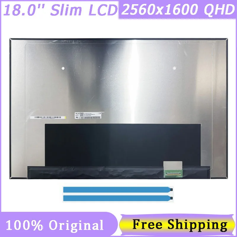18 Inch Slim 40 Pin Laptop Screen NE180QDM-NZC NE180QDM NZC 2560×1600 QHD IPS 240HZ 100% DCI-P3