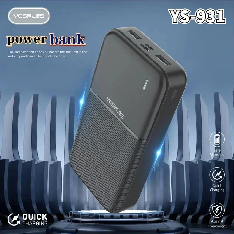 

20000mAh external battery power bank real capacity USB TypeC PD 20W portable charger power bank for Xiaomi Huawei Samsung