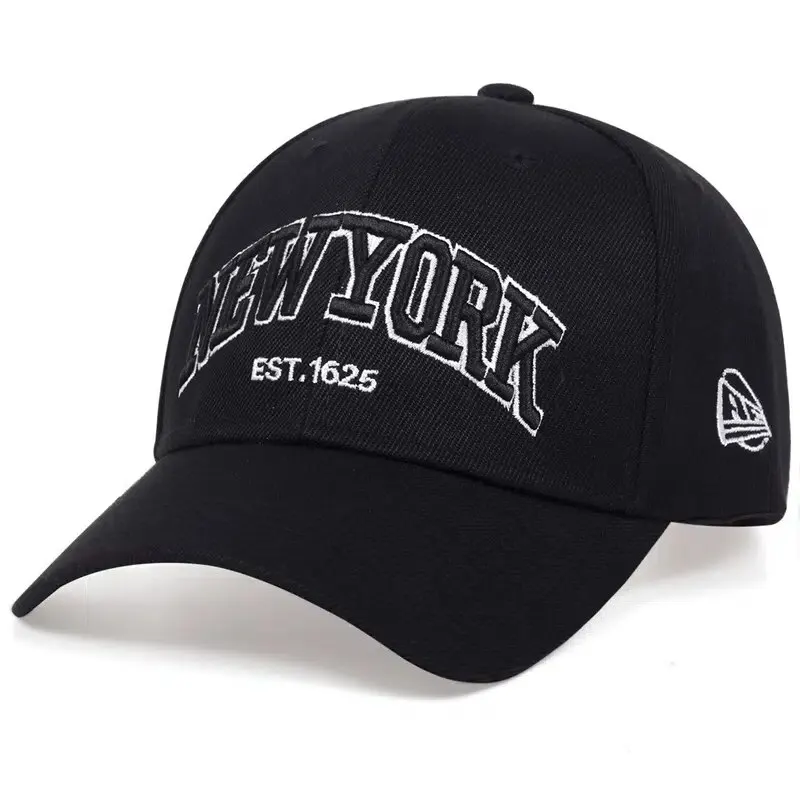 NewYork Letter Embroidery Baseball Caps Spring and Autumn Outdoor Adjustable Casual Hats Sunscreen Hat