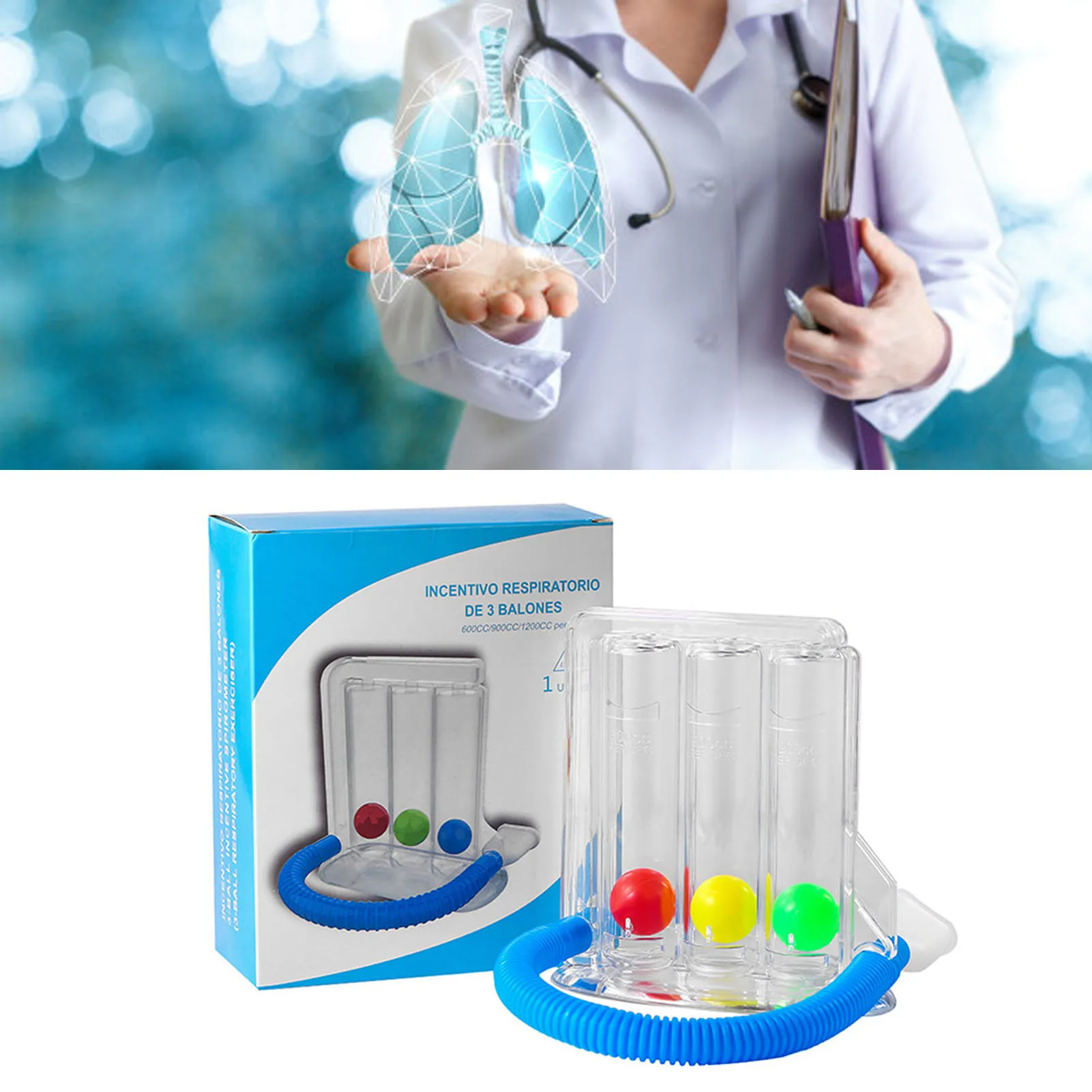 

Breathing Exercise for Lungs Respiratory Exerciser Breathing Exerciser Breath Exercise Measurement System