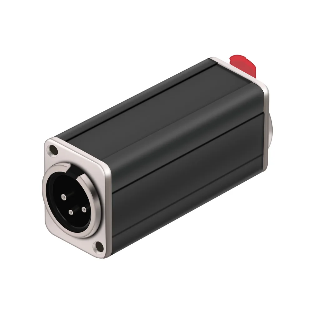 1pc 6.35mm Jack Couplers Connector 6.35mm Female Chassis Socket to 3Pins XLR Male/Female Socket Adapter Connector