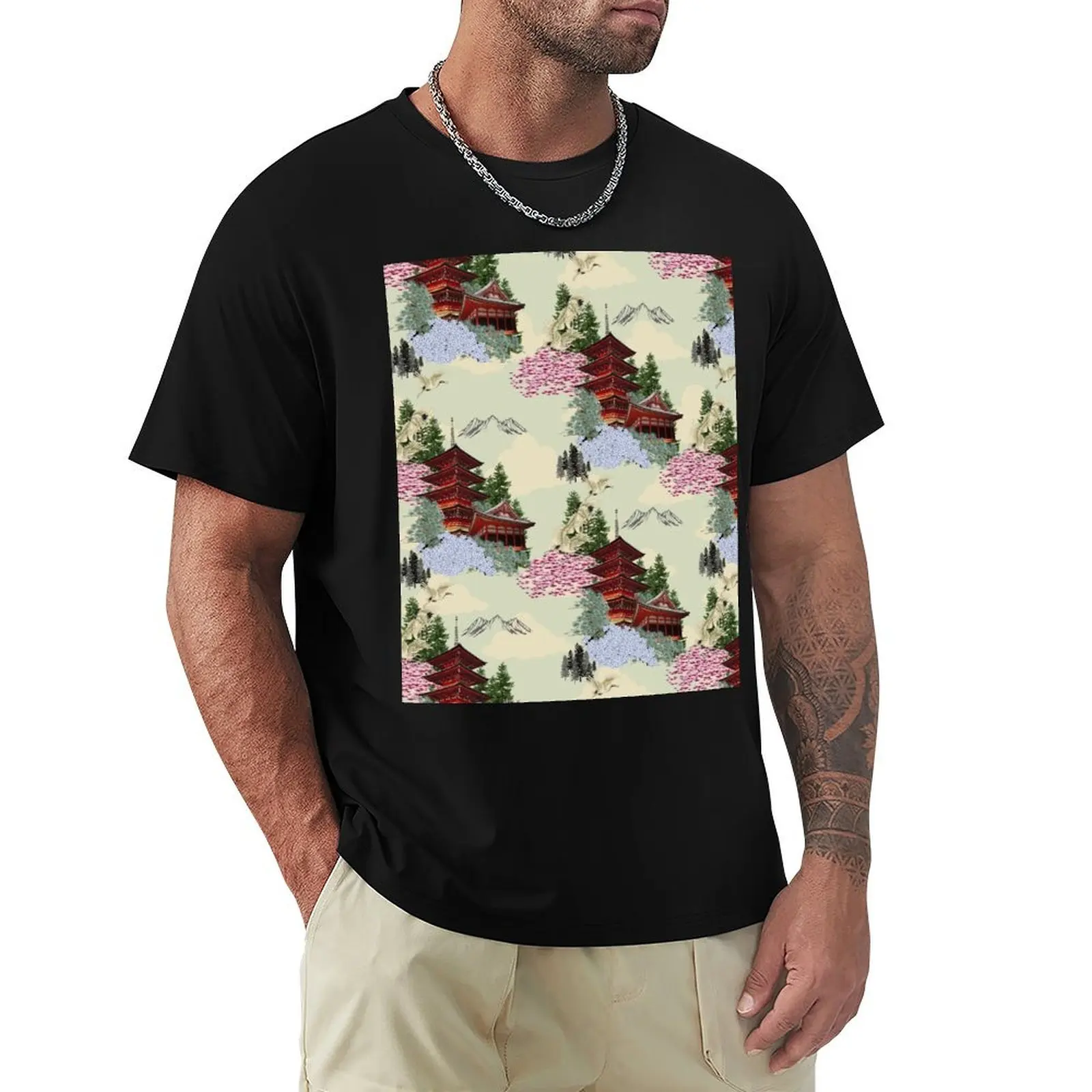 Firefly Pagoda T-Shirt Vintage Style Printed Top