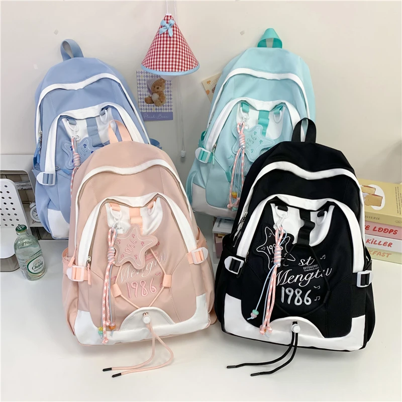 Zaini portatili in nylon di grande capacità per il tempo libero Sport Zaini portatili con tasca interna con cerniera alla moda per unisex 2025 Vendita calda