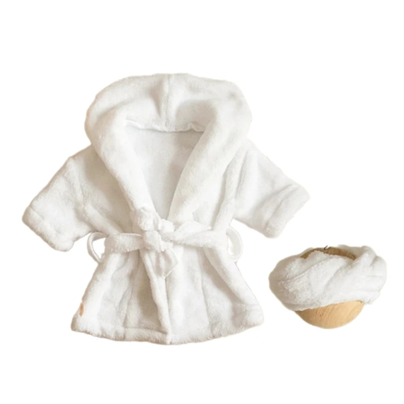 Costume de Photographie pour Bébé, Peignoir de Nuit pour Nouveau-né, Accessoires Photo, Vêtements pour Nourrissons Respectueux de la Peau, 18ème