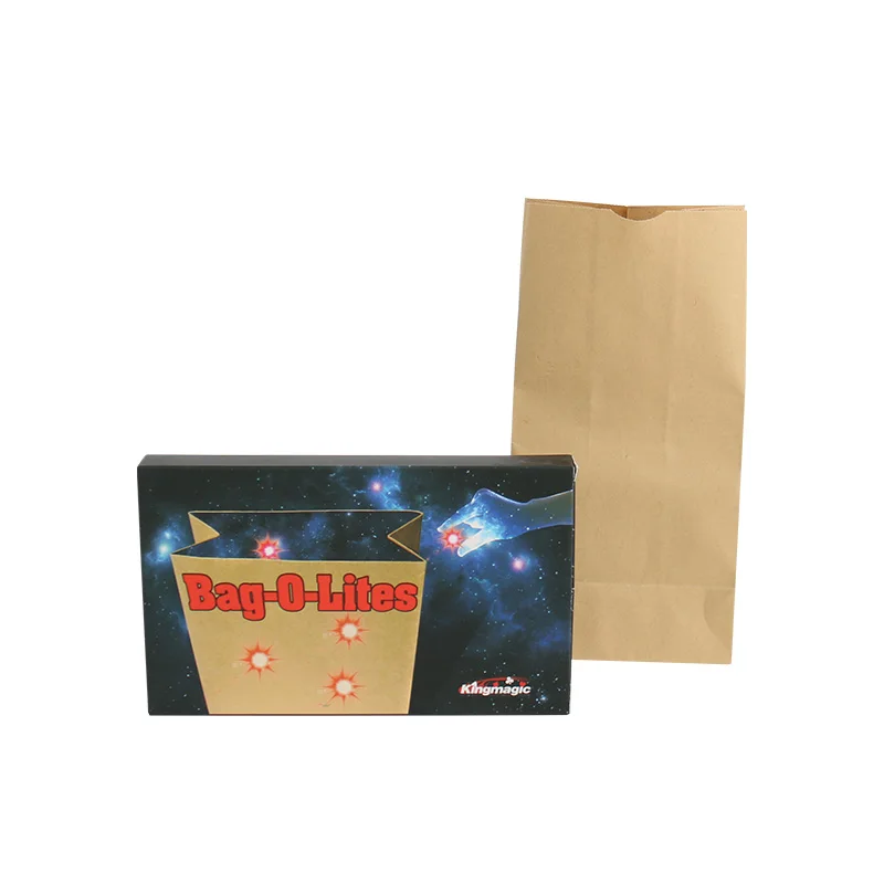 Bag O Lites Light Up Include Finger Light Magic Tricks Red/Blue Light For Close Up Magic Toy Mentalism Bar Show Illusion Tour