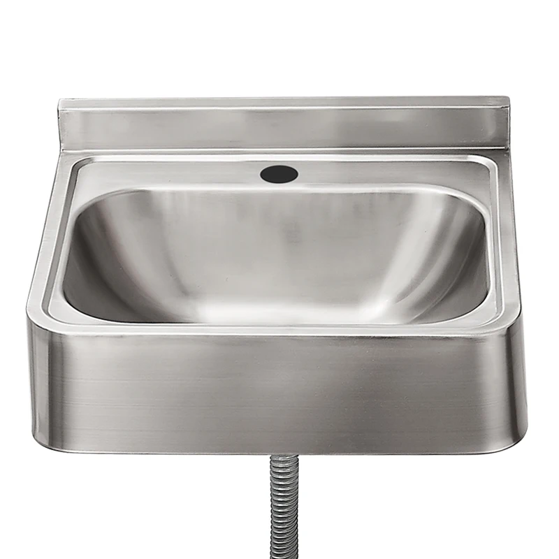 304 stainless steel washbasin thickened wall mounted washbasin single pool household wall hanging