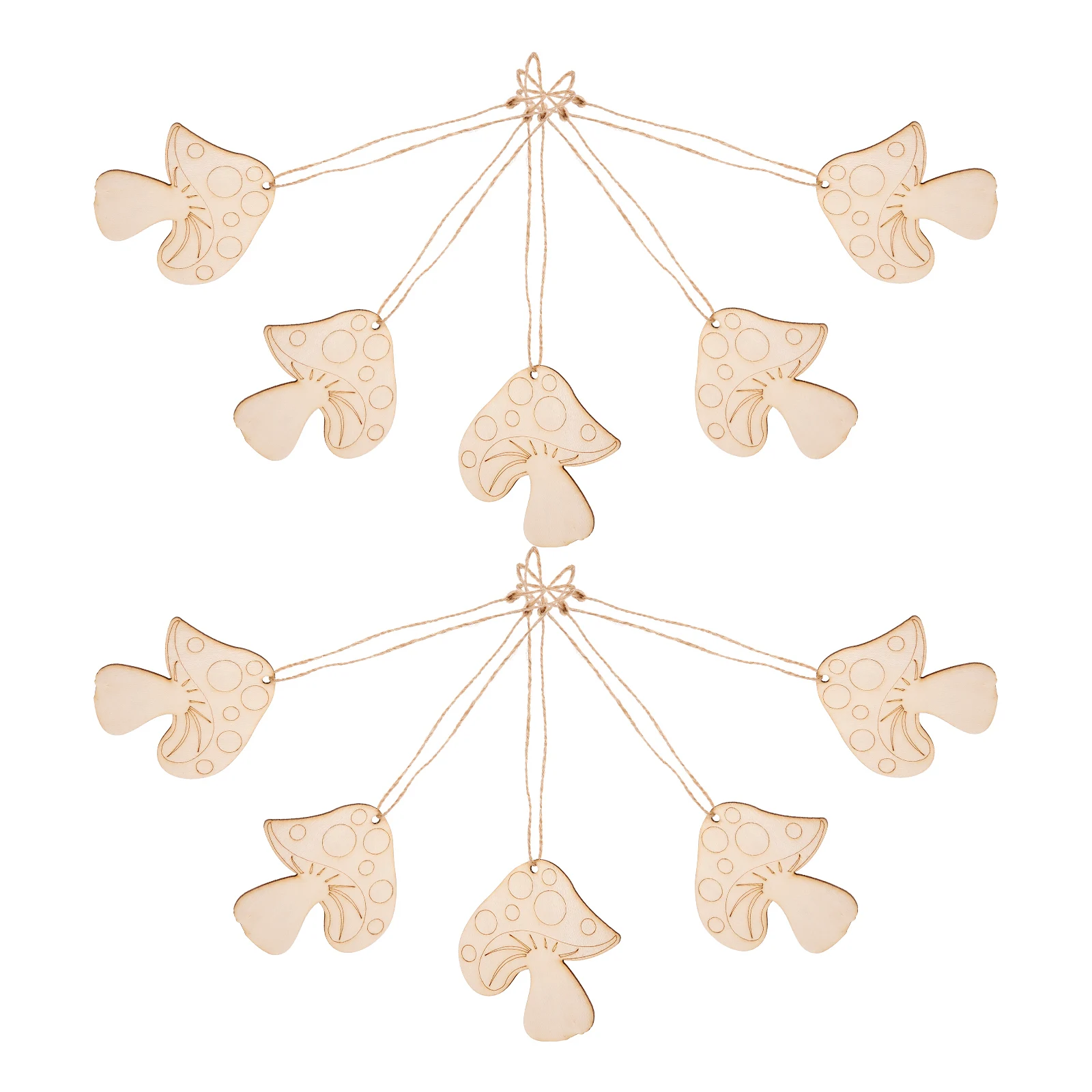 

1 set Wooden Mushroom Slices Natural Unfinished Chips For Diy Craft Supplies Wedding Decorations Wood Slices For Diy Mushroom