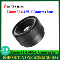 7artisans 35mm F1.4 Cameras Lens APS-C Auto Focus Lens For Fujifilm XF XT5 XT-20 X-S20 X-Pro 3 Series Mount Mirrorless Cameras